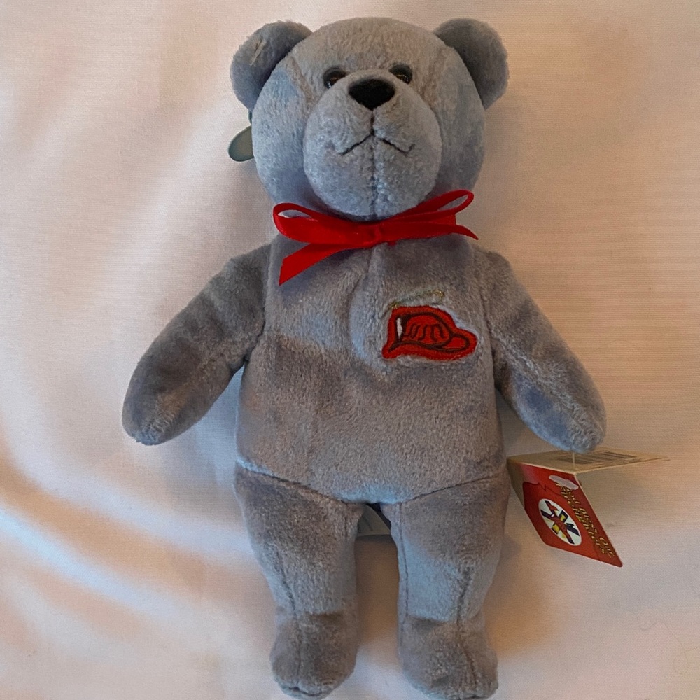 Holy Bears “God Bless Our Firefighters” Plush Bear NWT
